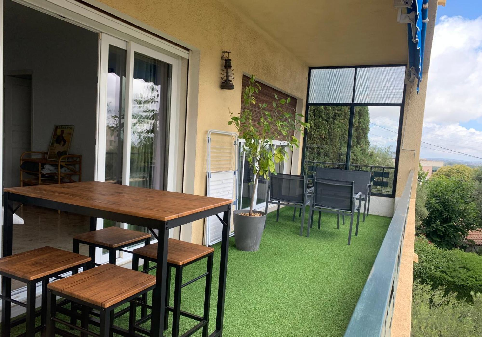 Vence T3 Vue Mer Grande Terrasse Экстерьер фото
